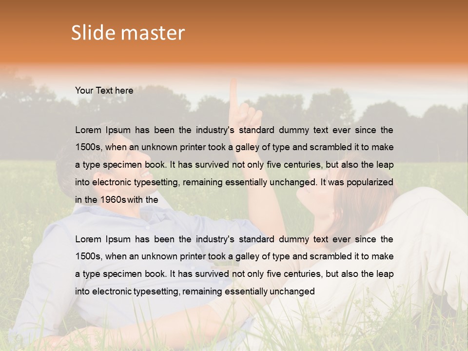 Park Activity Romantic PowerPoint Template