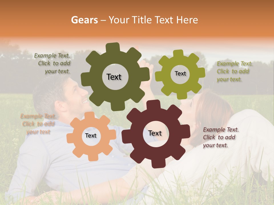 Park Activity Romantic PowerPoint Template