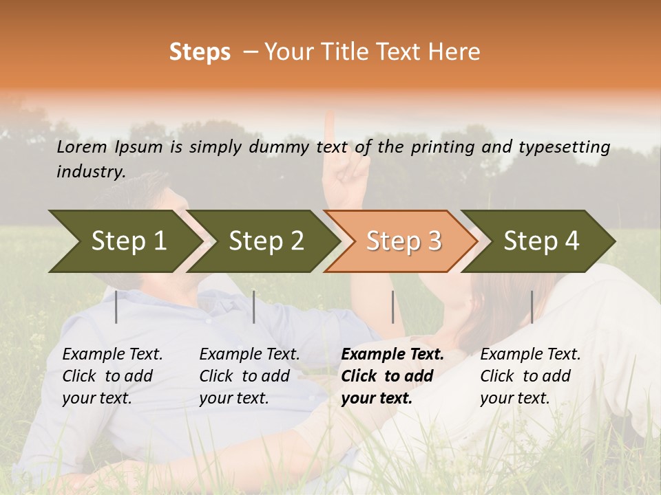 Park Activity Romantic PowerPoint Template