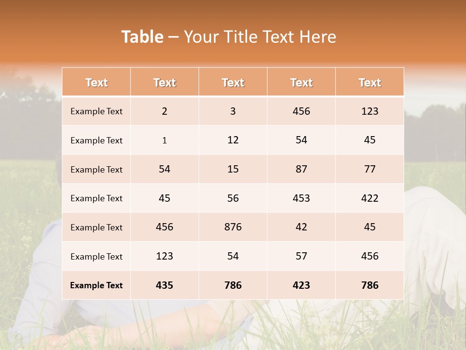Park Activity Romantic PowerPoint Template