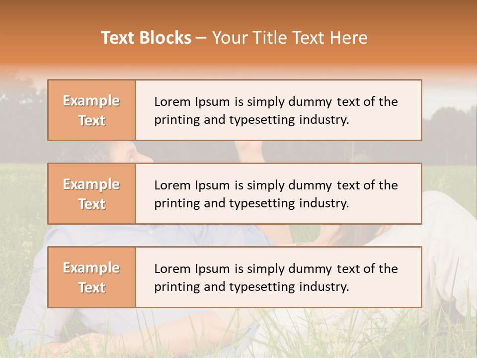Park Activity Romantic PowerPoint Template