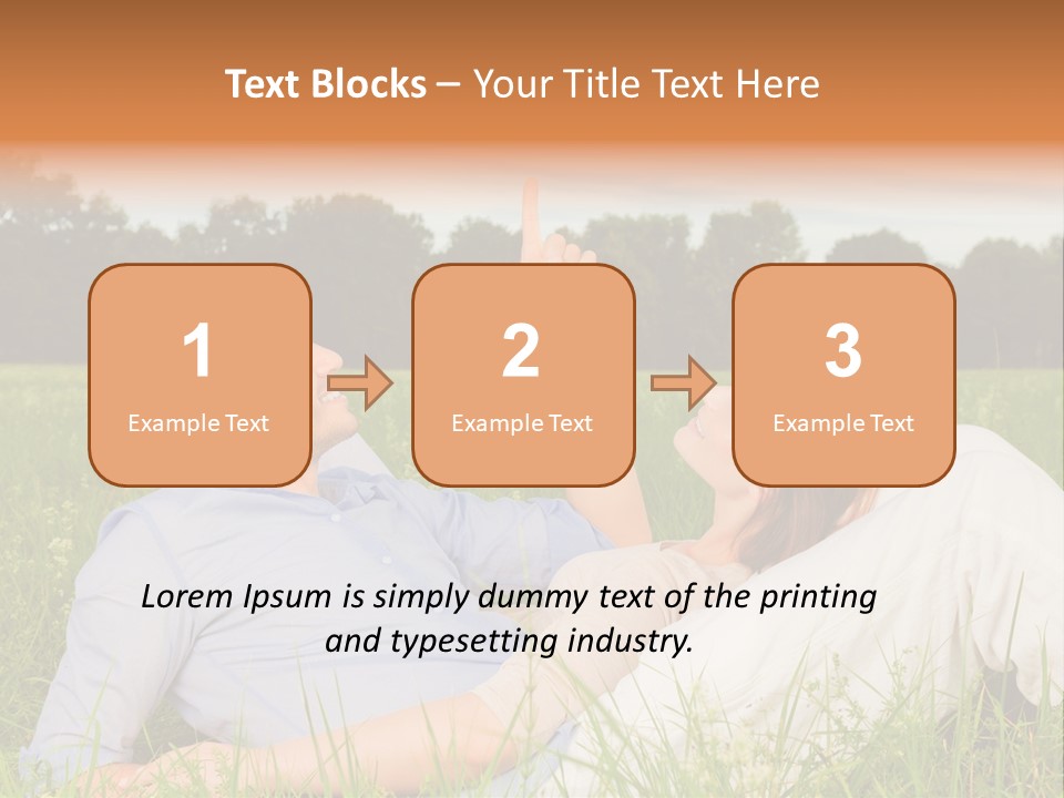 Park Activity Romantic PowerPoint Template