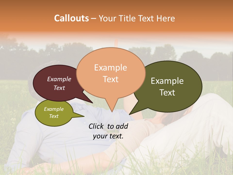 Park Activity Romantic PowerPoint Template