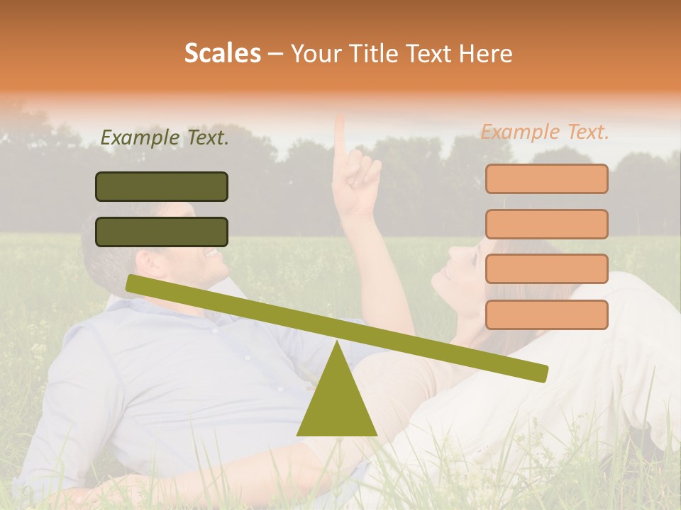 Park Activity Romantic PowerPoint Template