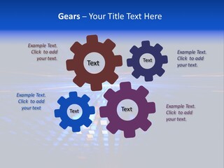 Glow Futuristic Black PowerPoint Template