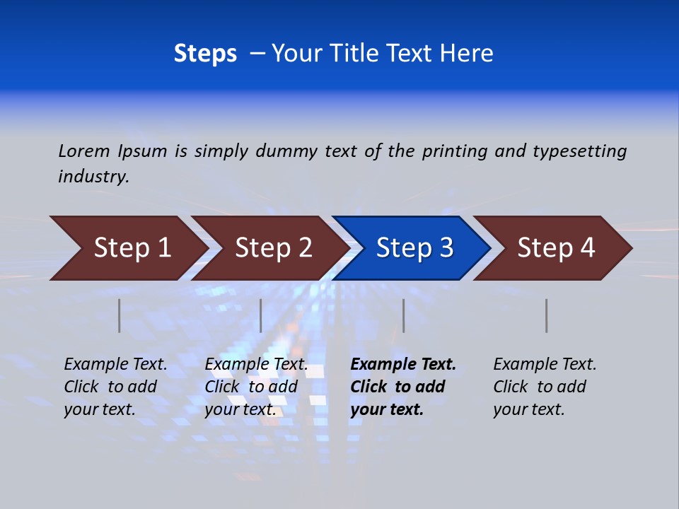 Glow Futuristic Black PowerPoint Template