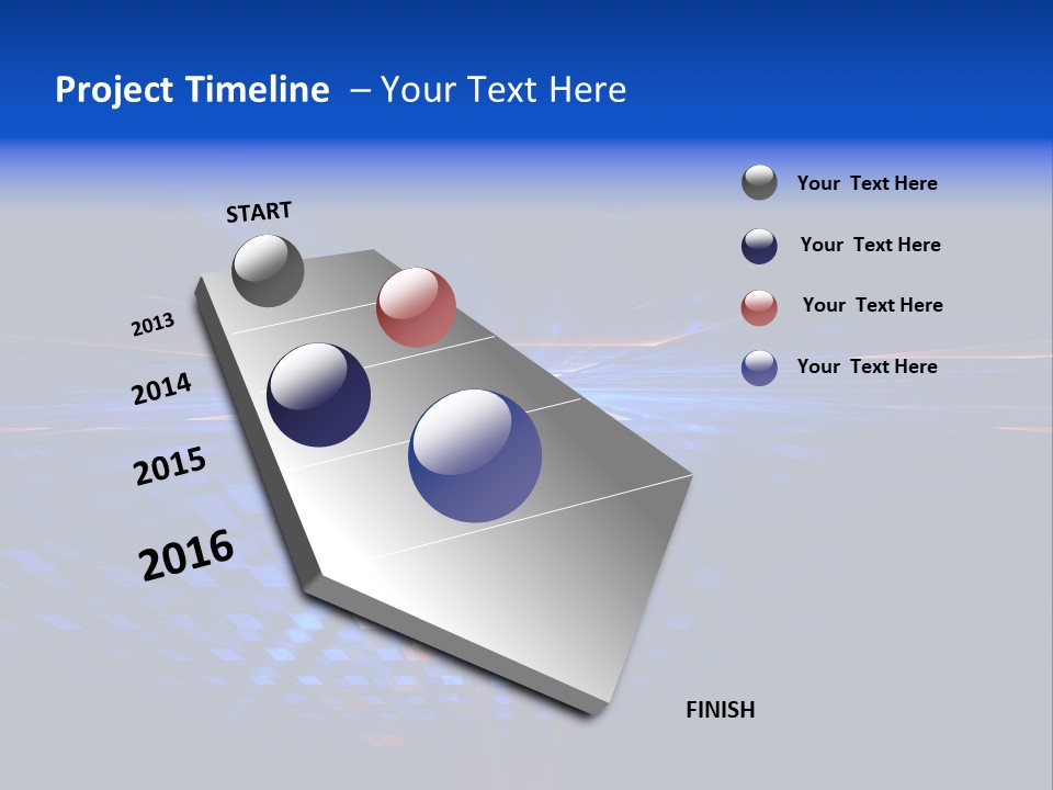 Glow Futuristic Black PowerPoint Template