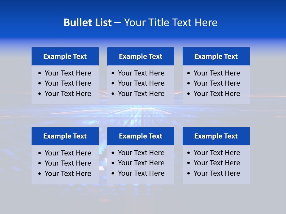 Glow Futuristic Black PowerPoint Template