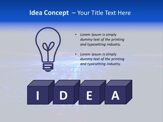 Glow Futuristic Black PowerPoint Template