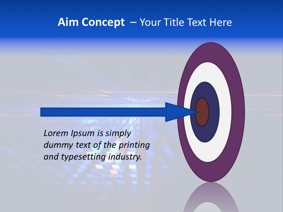 Glow Futuristic Black PowerPoint Template
