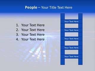 Glow Futuristic Black PowerPoint Template