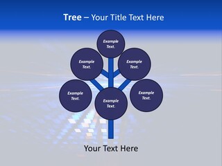Glow Futuristic Black PowerPoint Template