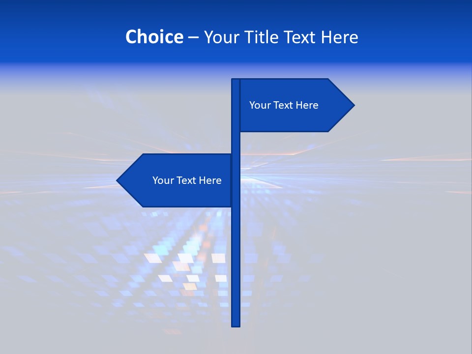 Glow Futuristic Black PowerPoint Template
