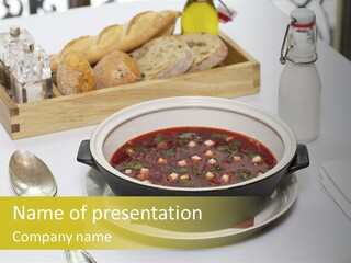 Meat Red Russian PowerPoint Template