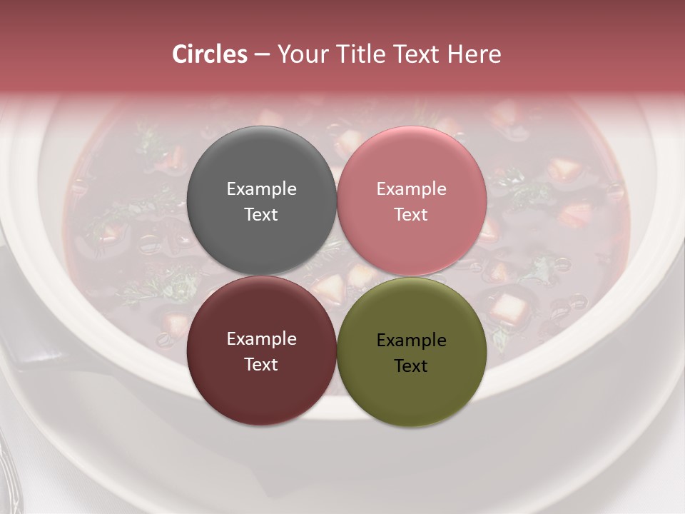 Beet Ukraine Cocktail PowerPoint Template