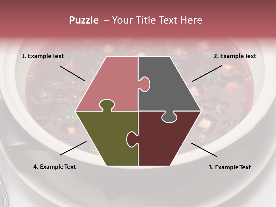 Beet Ukraine Cocktail PowerPoint Template