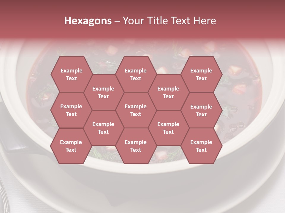 Beet Ukraine Cocktail PowerPoint Template