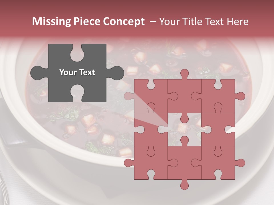 Beet Ukraine Cocktail PowerPoint Template