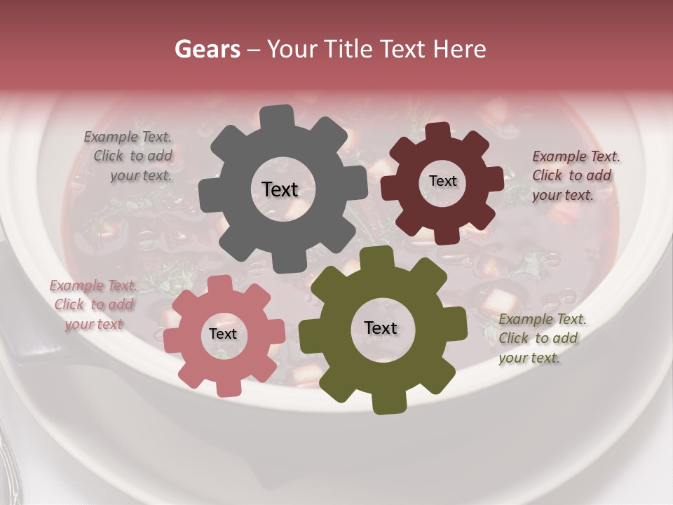 Beet Ukraine Cocktail PowerPoint Template