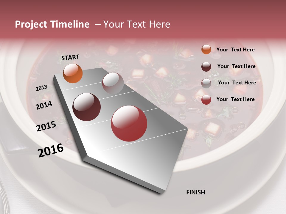 Beet Ukraine Cocktail PowerPoint Template