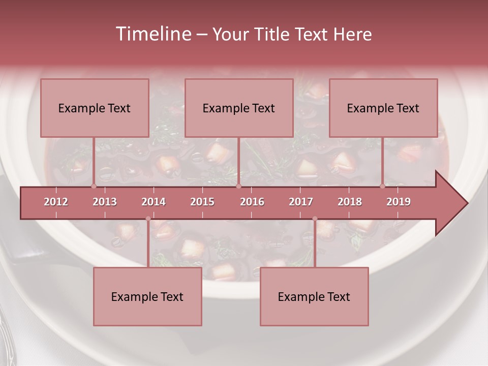 Beet Ukraine Cocktail PowerPoint Template