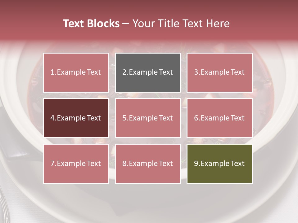 Beet Ukraine Cocktail PowerPoint Template