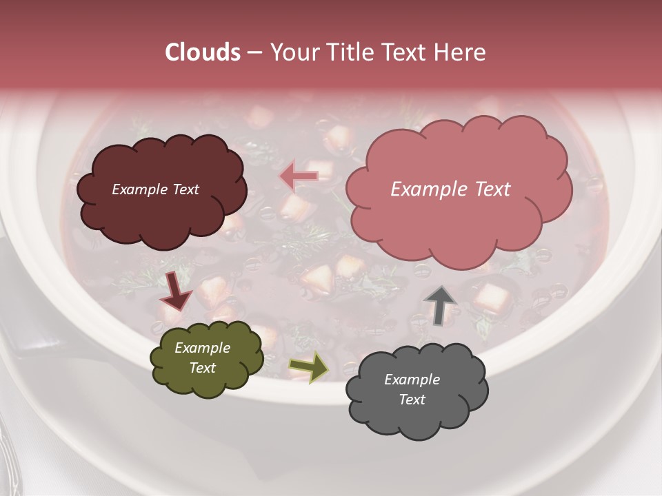 Beet Ukraine Cocktail PowerPoint Template