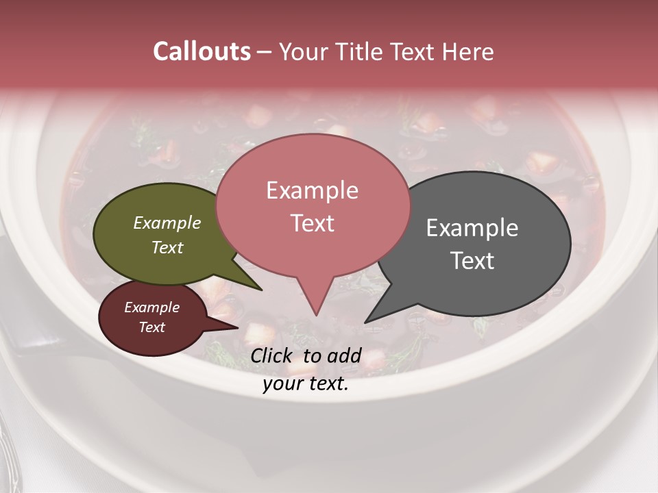 Beet Ukraine Cocktail PowerPoint Template