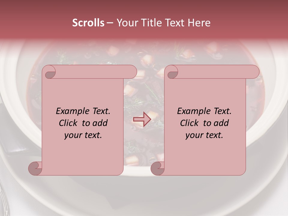 Beet Ukraine Cocktail PowerPoint Template