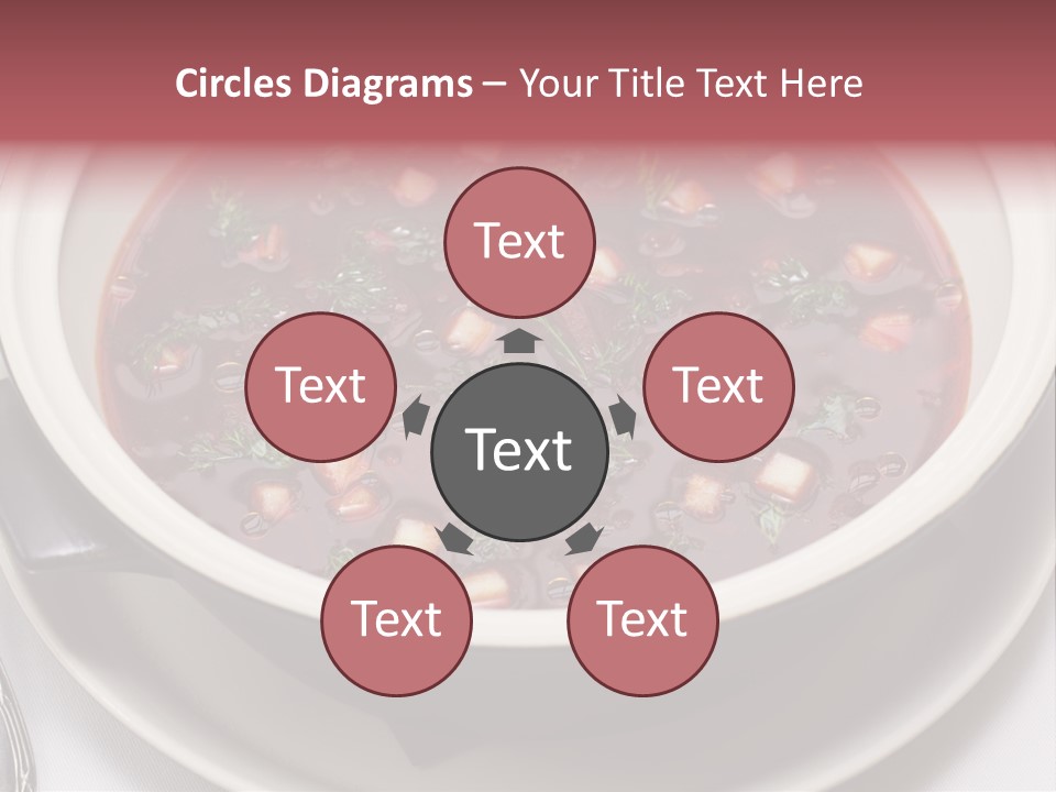 Beet Ukraine Cocktail PowerPoint Template