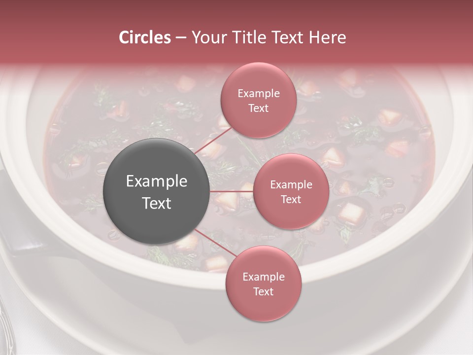 Beet Ukraine Cocktail PowerPoint Template