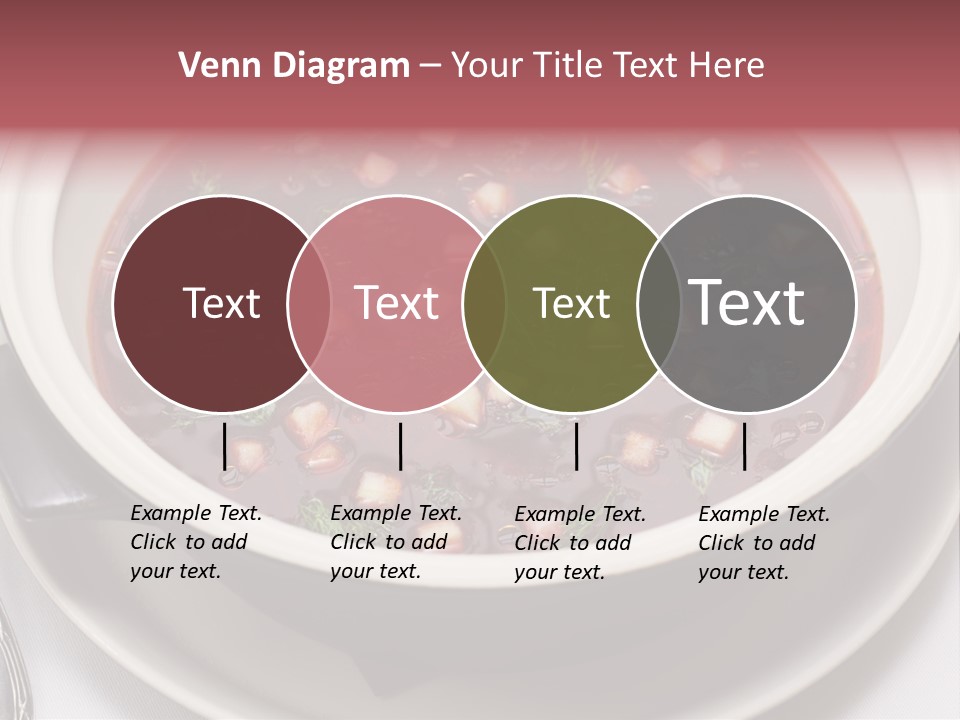 Beet Ukraine Cocktail PowerPoint Template
