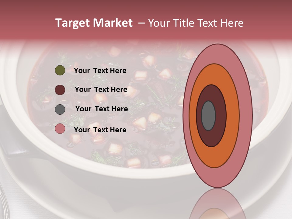 Beet Ukraine Cocktail PowerPoint Template