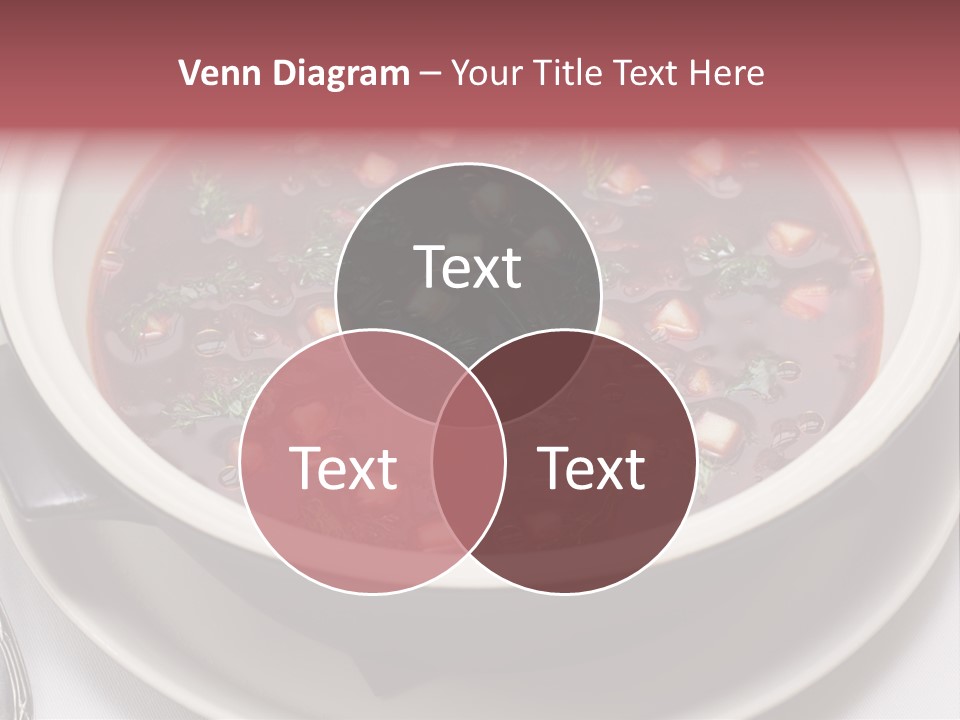 Beet Ukraine Cocktail PowerPoint Template