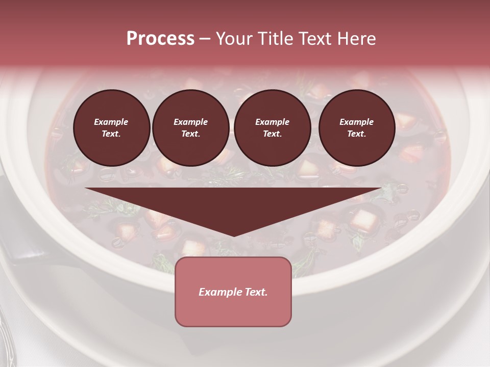 Beet Ukraine Cocktail PowerPoint Template