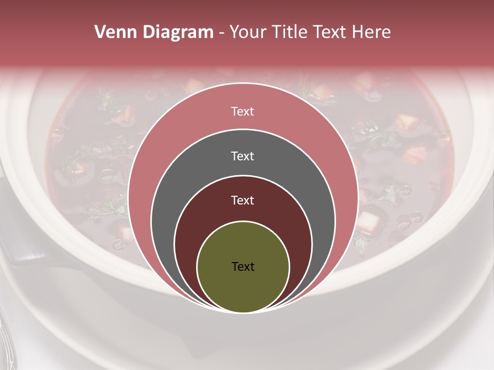Beet Ukraine Cocktail PowerPoint Template