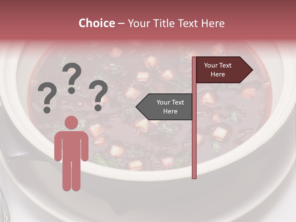 Beet Ukraine Cocktail PowerPoint Template