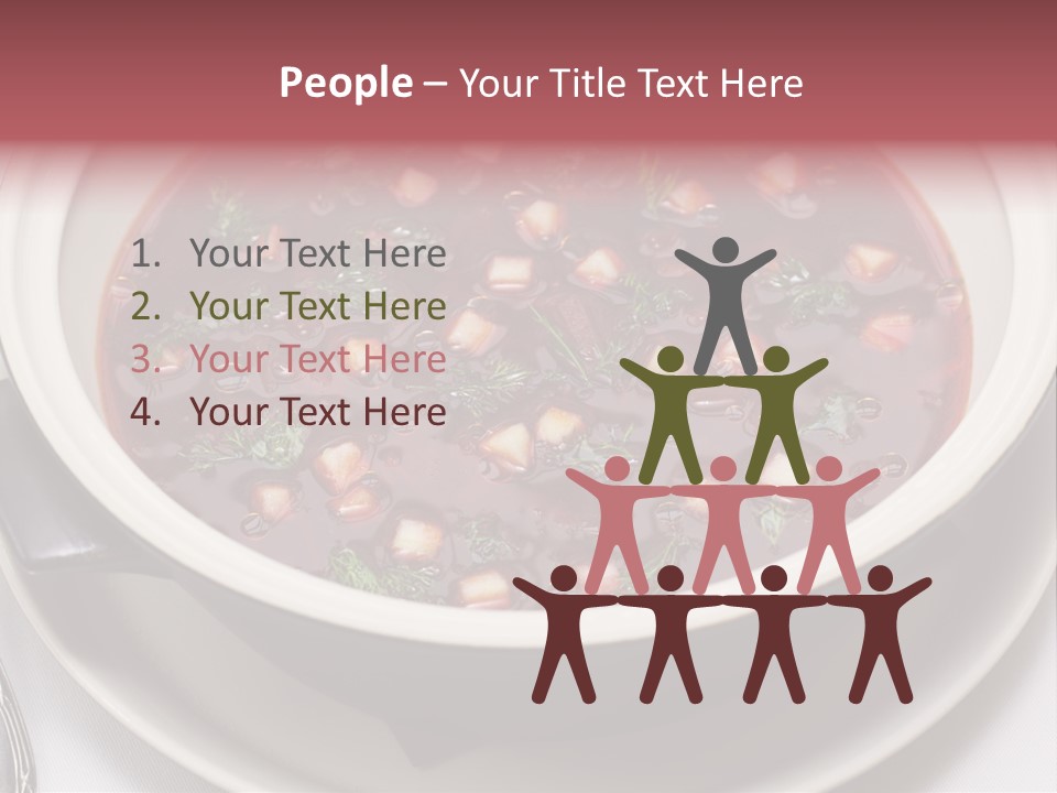 Beet Ukraine Cocktail PowerPoint Template