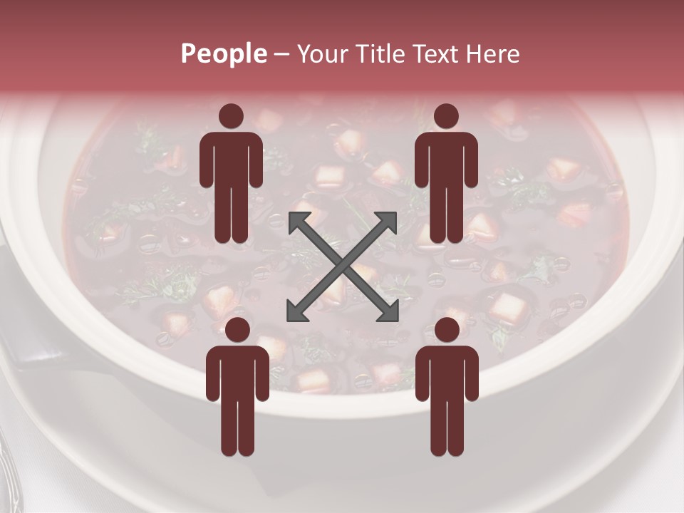 Beet Ukraine Cocktail PowerPoint Template