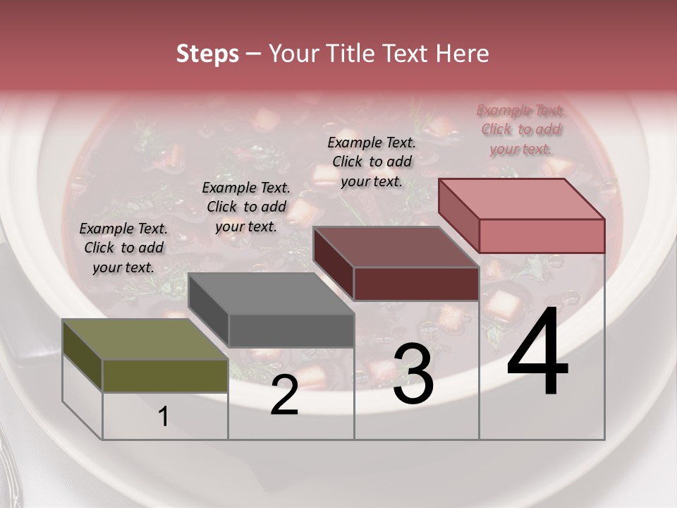 Beet Ukraine Cocktail PowerPoint Template