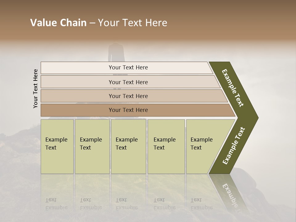 Sky Mountain Stone PowerPoint Template