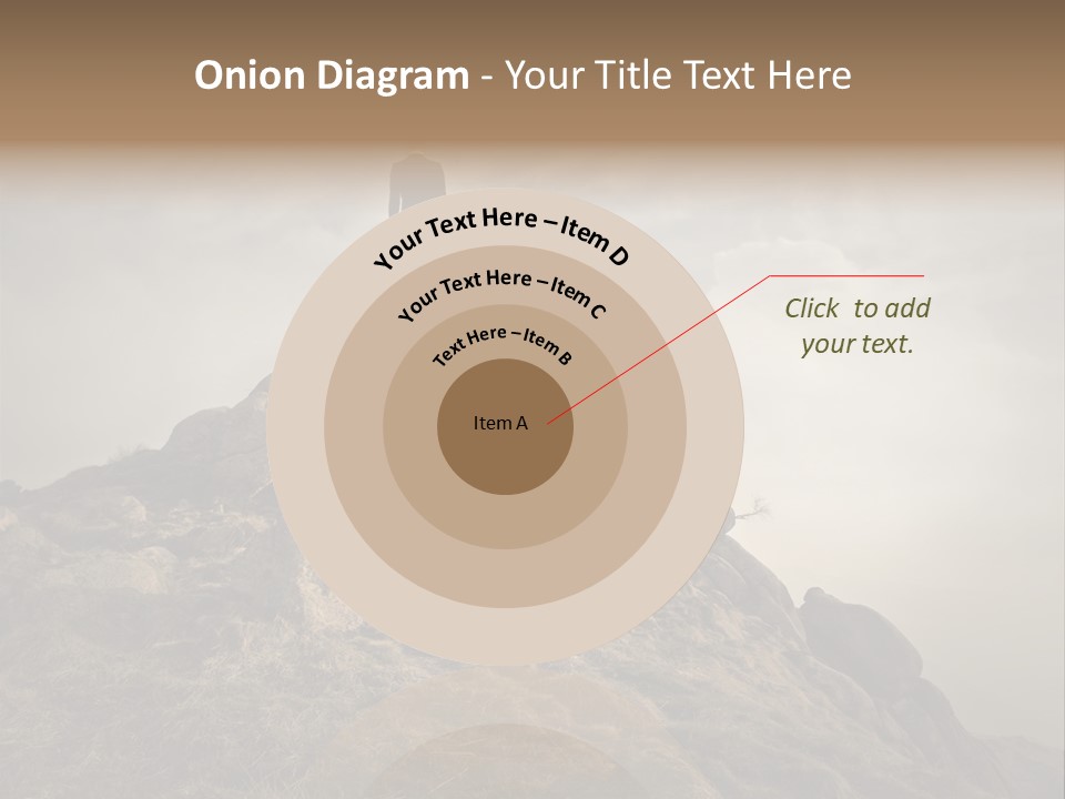 Sky Mountain Stone PowerPoint Template