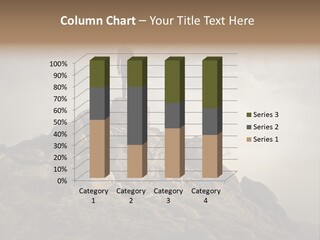 Sky Mountain Stone PowerPoint Template