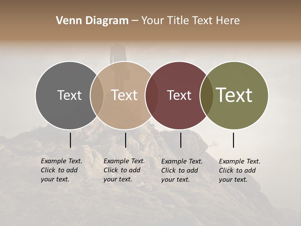 Sky Mountain Stone PowerPoint Template