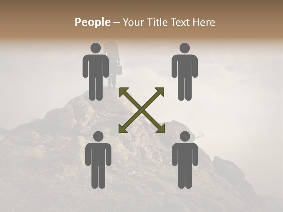 Sky Mountain Stone PowerPoint Template