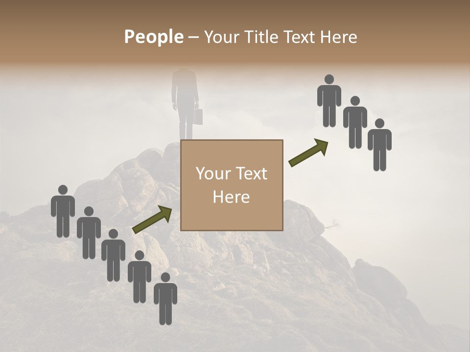 Sky Mountain Stone PowerPoint Template