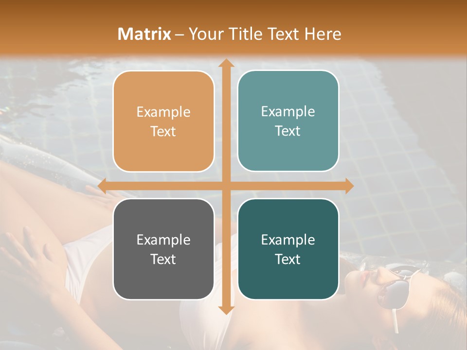 Fresh Bikini Girl PowerPoint Template