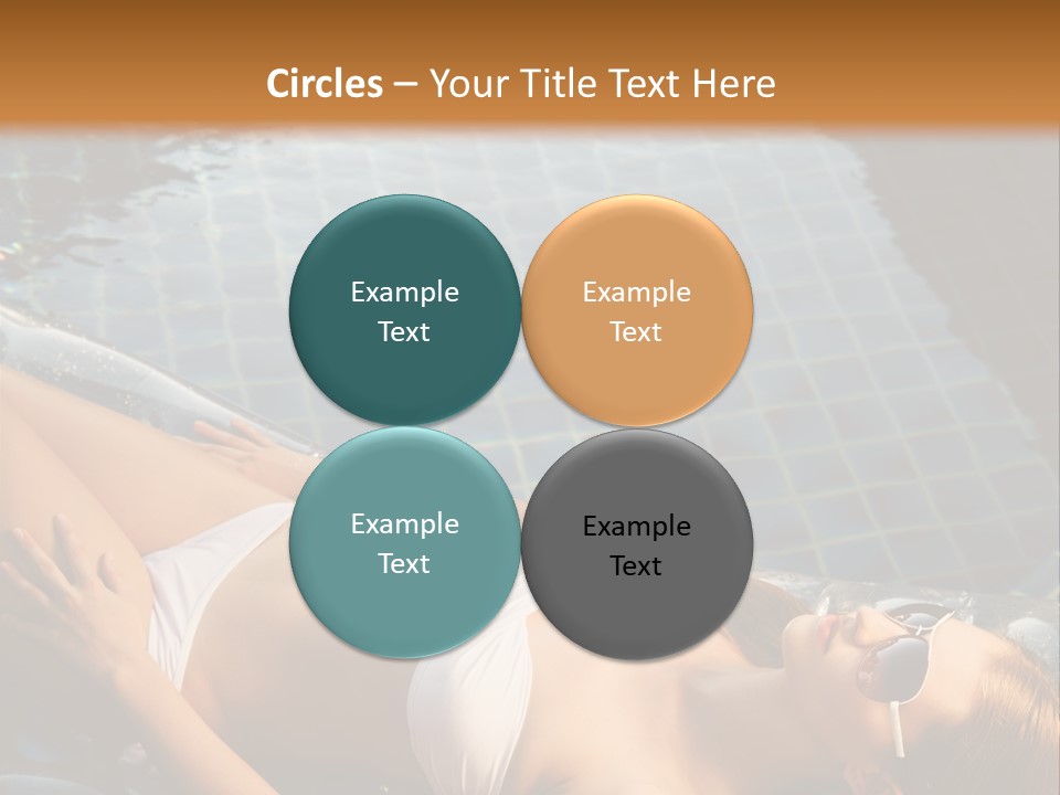 Fresh Bikini Girl PowerPoint Template