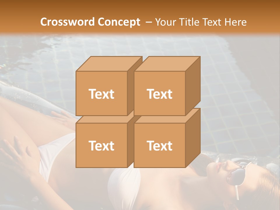 Fresh Bikini Girl PowerPoint Template