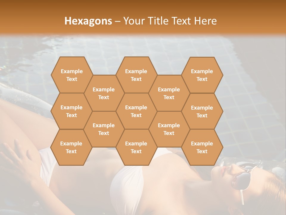 Fresh Bikini Girl PowerPoint Template